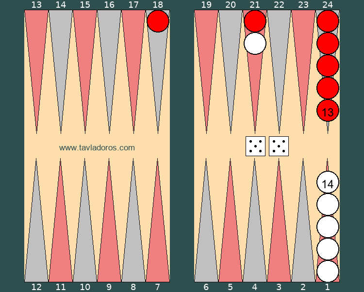 Ο λευκός πλάκωσε το πούλι του αντιπάλου